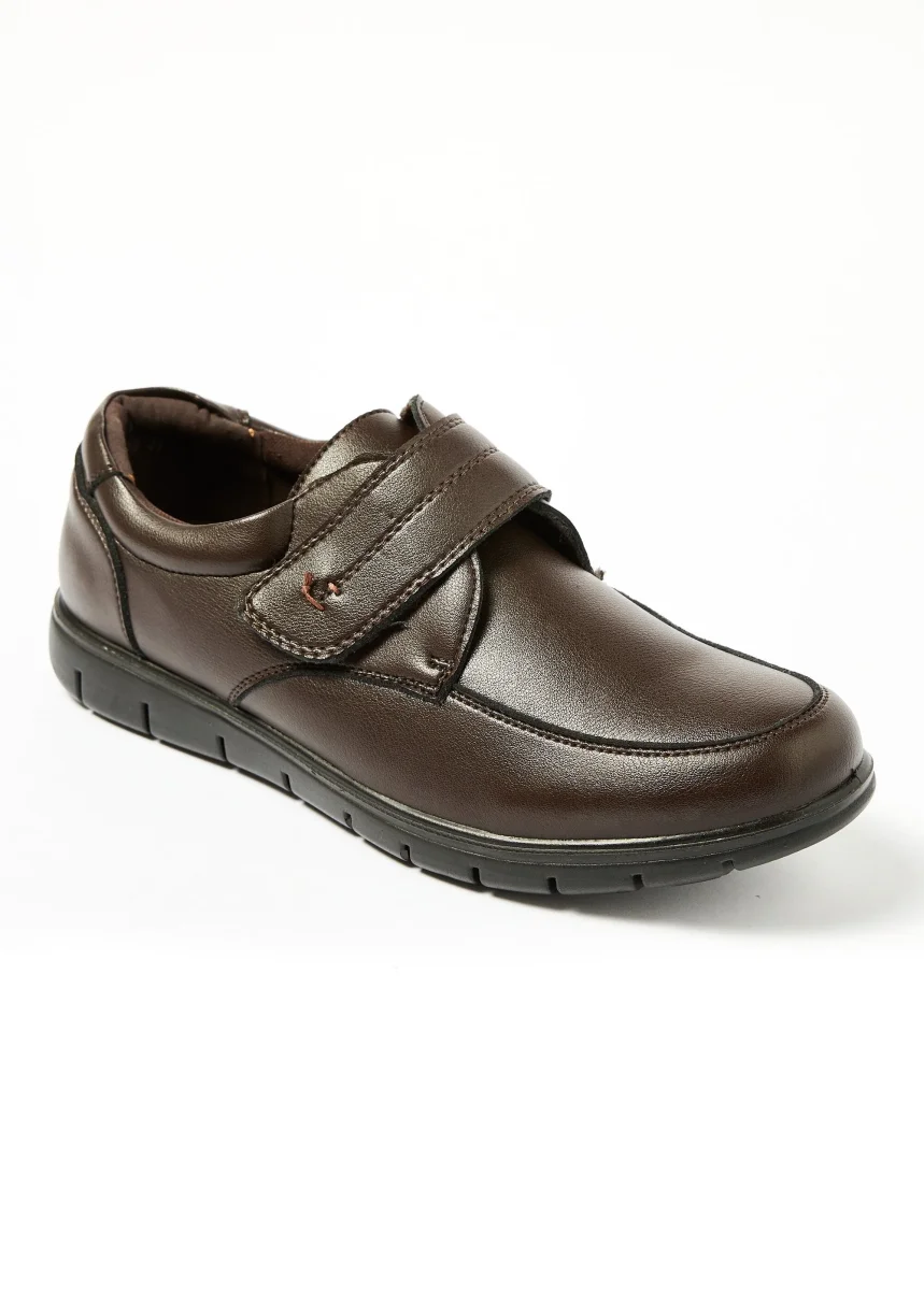 Zapatos derby antideslizantes con velcro E1279