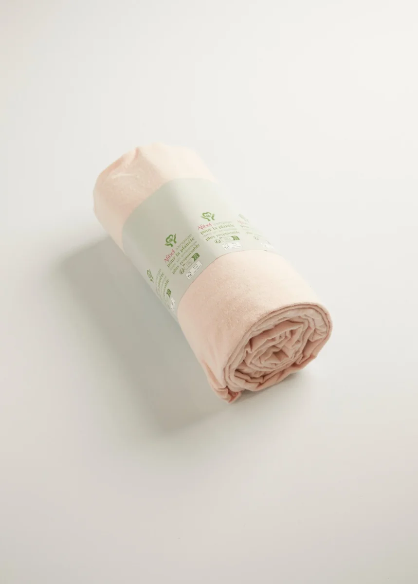 Sábana bajera franela lisa algodón 165 g E4750