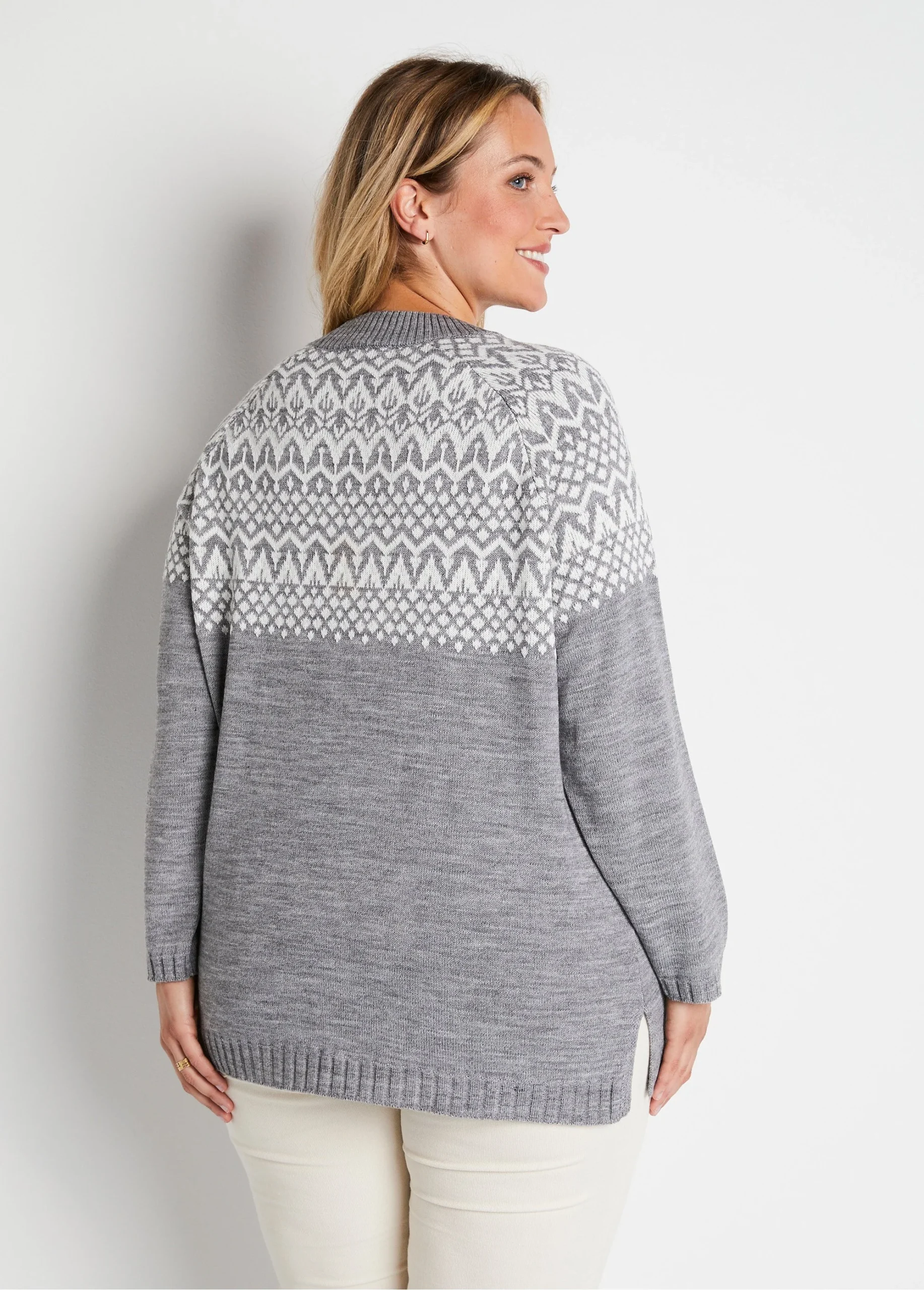 Jersey túnica de punto jacquard E8086 - Imagen 3